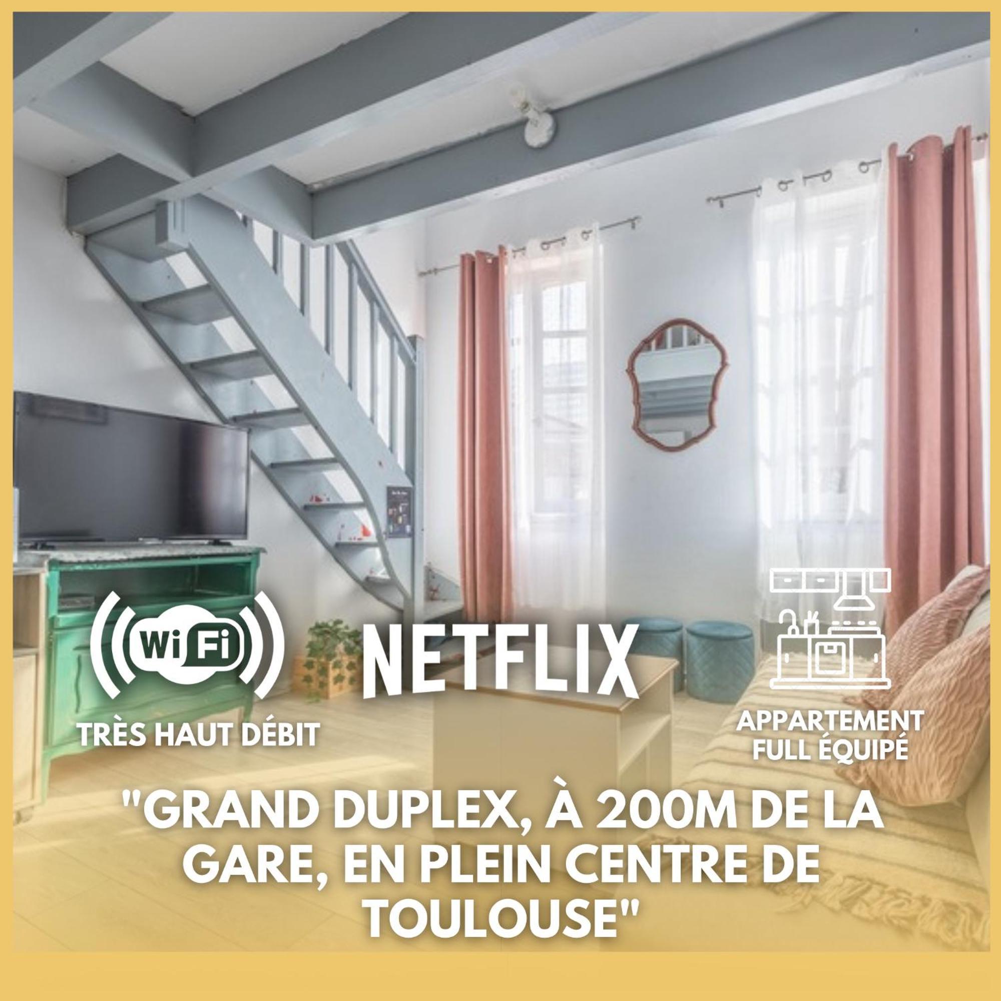 Appartamento Grand Duplex Centre - Gare Tolosa Esterno foto